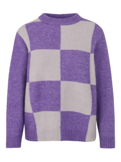 Baum Und Pferdgarten Cecilee checked sweater Purple 22145C9126S000