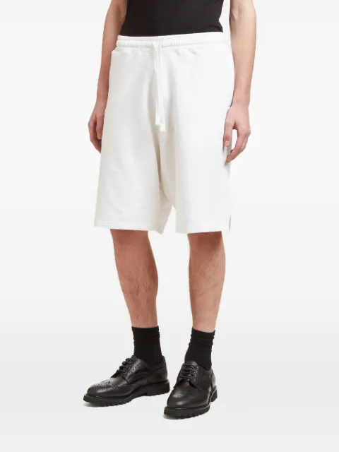 Aiezen drawstring drop-crotch shorts White 7036022