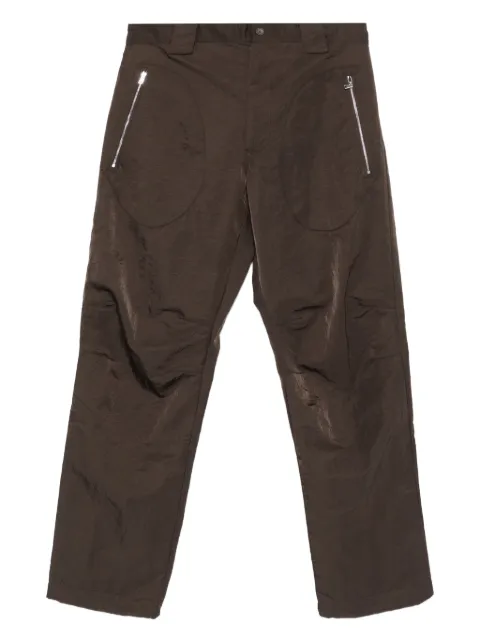RANRA zip-pocket trousers Brown AMFW25PA01501