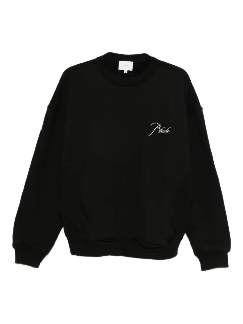 RHUDE logo-print sweatshirt Black RHFW25ST060121014