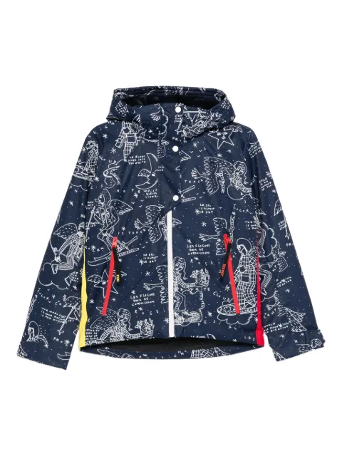 Rossignol x JCC constellation-print hooded ski jacket Blue RLOWJ23