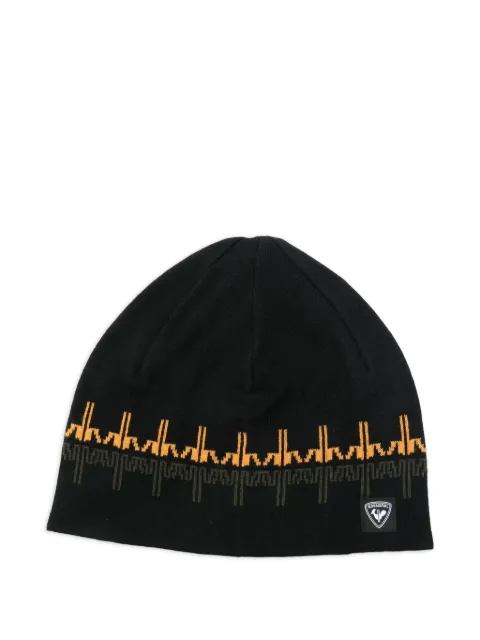 Rossignol patterned-intarsia beanie Black RLOMH18