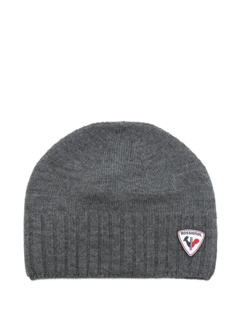 Rossignol Alan ribbed logo-patch beanie Grey RLJMH08U