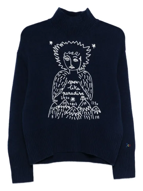 Rossignol x JCC Snow Angels sweater Blue RLOWO04