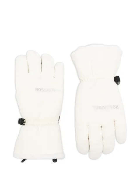 Rossignol Perfy panelled wrist-closure gloves White RLOWG02