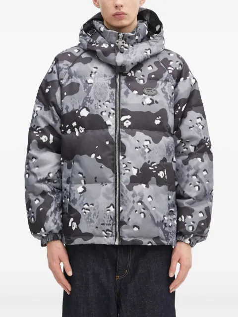 AAPE BY *A BATHING APE® camouflage-print hooded jacket Grey AAPDNM7666XXN