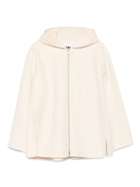 Jil Sander hooded zip-front jacket Neutrals J02SW0028J40035109
