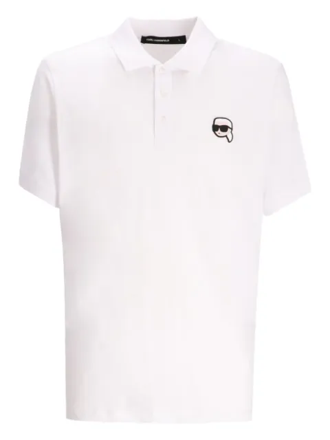 Karl Lagerfeld embellished polo shirt White 745710500224