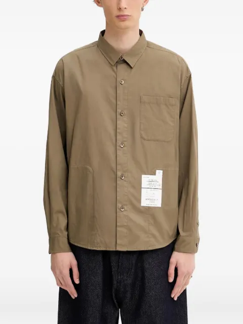 Neighborhood pocket-detail shirt Brown 251SPNHSHM03