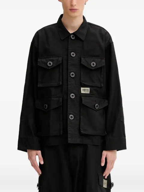 Neighborhood multi-pocket shirt jacket Black 251SPNHSHM04