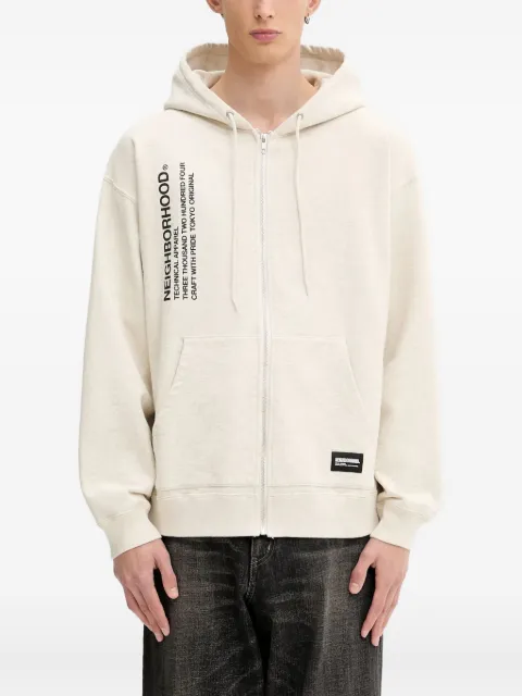 Neighborhood zip-up hoodie Neutrals 251UWNHCSM05