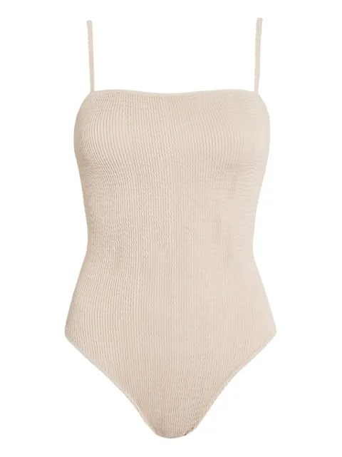 Faithfull Minnelli textured swimsuit Neutrals FFS296PBC