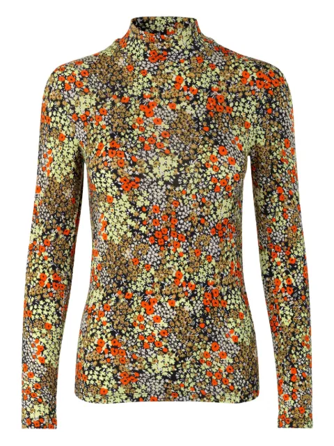 SAMSOE SAMSOE floral-print turtleneck top Green F21400080