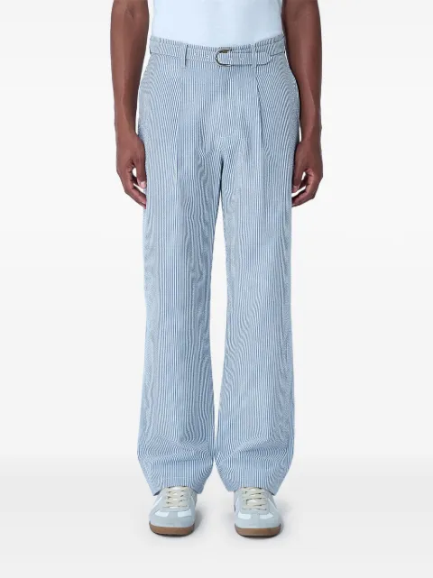 NOAH striped trousers Blue P124SS25BWT