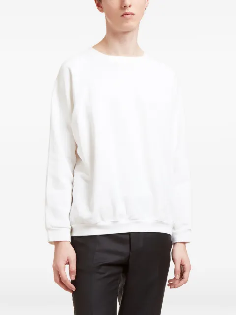 Aiezen crew-neck raglan-sleeve sweatshirt White 7039102