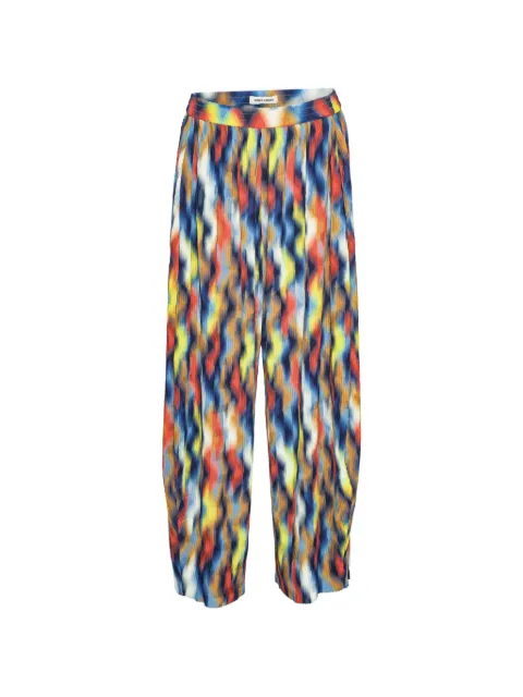 Henrik Vibskov O Pants plissé-effect palazzo pants Blue AW25KEYF511