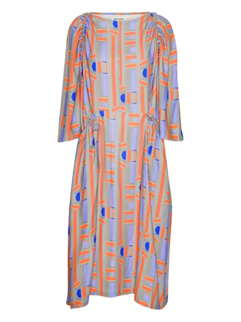 Henrik Vibskov geometric-pattern dress Blue AW25KEYF305