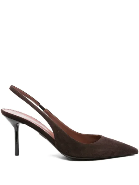 Paris Texas 75mm slingback pointed-toe sandals Brown PX1635XSA04EBANO