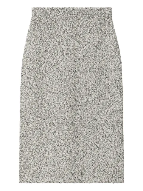 Tory Burch tweed midi skirt Black 170830
