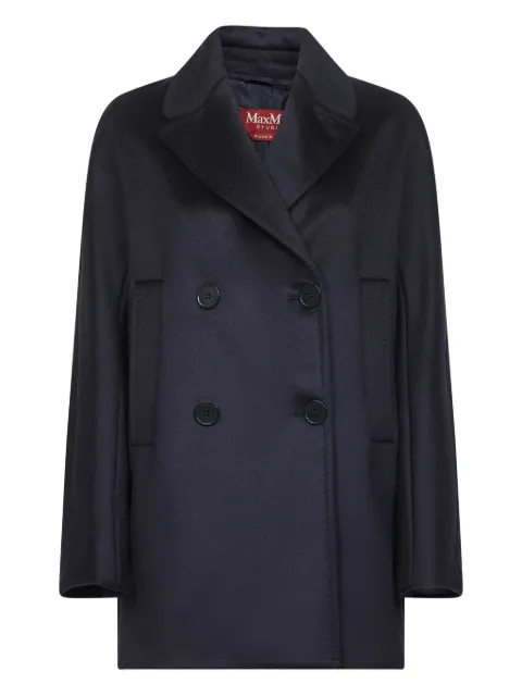 Max Mara double-breasted coat Blue 2526086051600