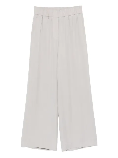Peserico elastic-waist trousers Grey A0412407933