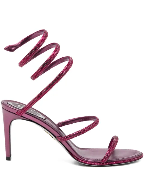 René Caovilla 80mm Cleo sandals Pink C12538080RN01Y357