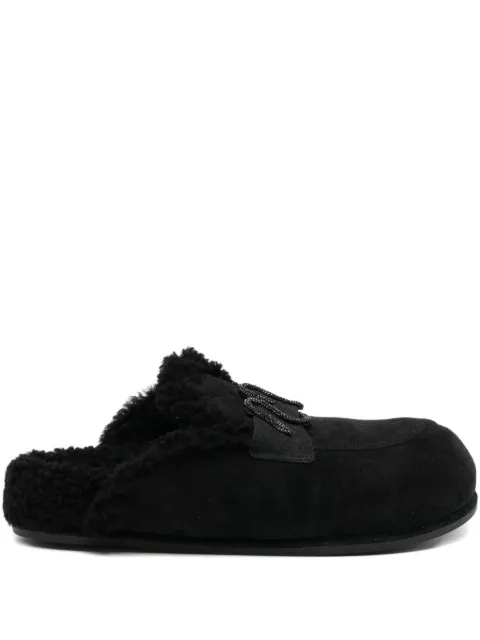 René Caovilla crystal-embellished mules Black C12673CRO1V050