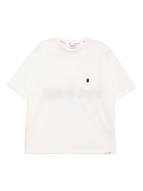 A BATHING APE® logo-embroidered T-shirt White 001CSK701301M