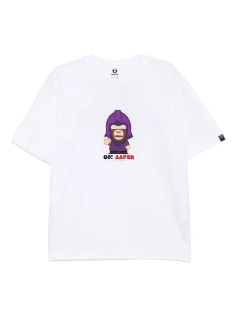 AAPE BY *A BATHING APE® cotton T-shirt White ATE1719XXP
