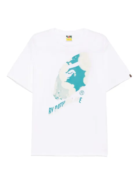 A BATHING APE® graphic-printed T-shirt White 001TEL301043M