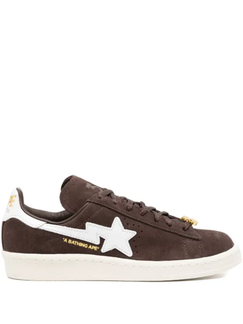 A BATHING APE® x Adidas campus trainers Brown 001FWJ732901C