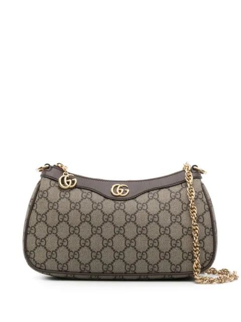 Gucci small Ophidia GG-Supreme chain shoulder bag Neutrals 735132FABLE