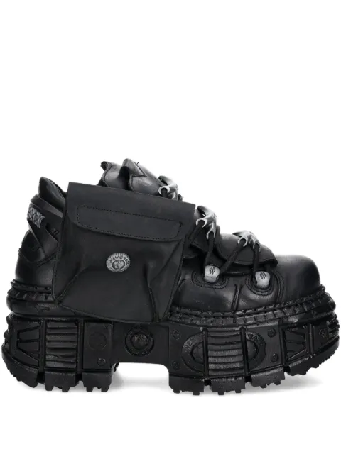 NEW ROCK pocket-detail platform sneakers Black MOVERZ106NRC1