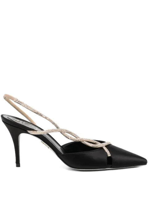 René Caovilla 80mm Braid pumps Black C12615R001V227