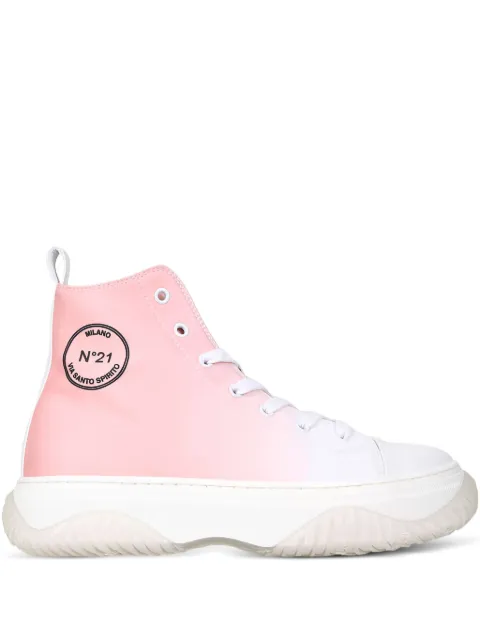 Nº21 logo-patch sneakers Pink 21ESS018101
