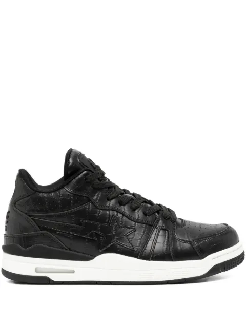 A BATHING APE® star-embellished trainers Black 001FWK301315M