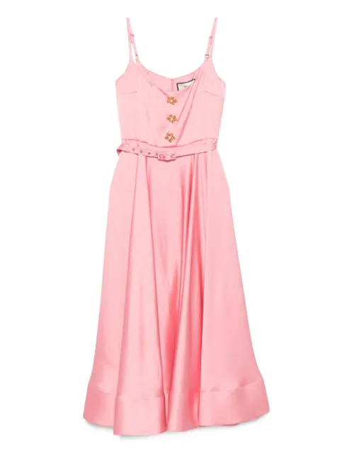 NISSA belted midi dress Pink RC15829PINK