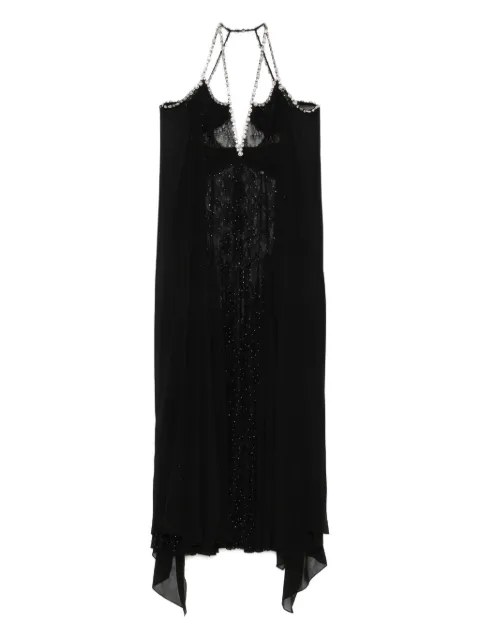 NISSA embellished halterneck dress Black RRS15945