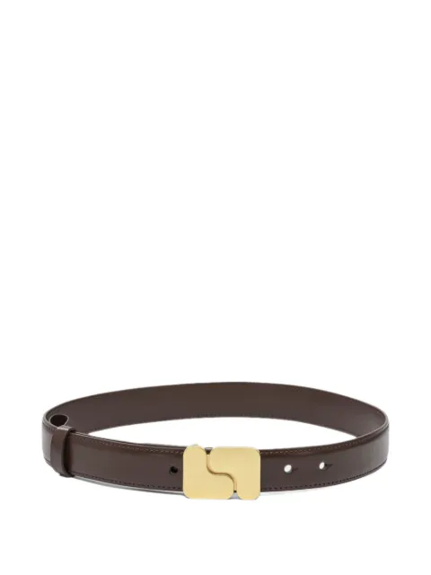 Soeur leather buckle belt Brown CEI1101NINONMAR0525W