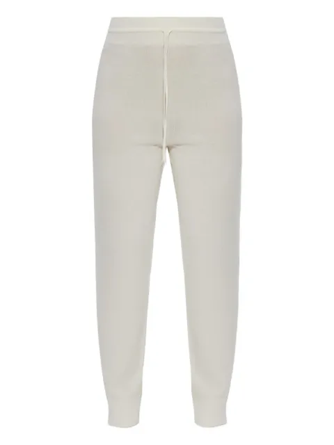 Fabiana Filippi ribbed-knit drawstring trousers Neutrals PAD215F333L5170000