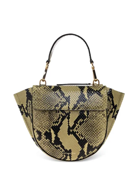Wandler Mia snakeskin tote bag Green 25110000025
