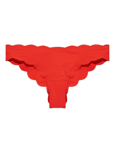 Marysia scalloped-edge bikini bottom Red SB146