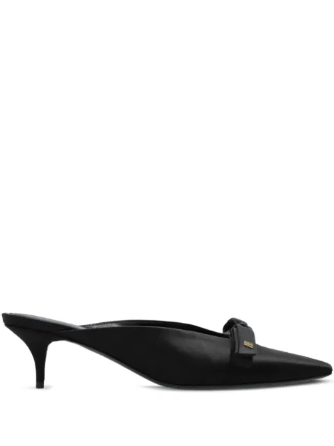 Balenciaga bow-detail pointed-toe mules Black 834617W0WMV