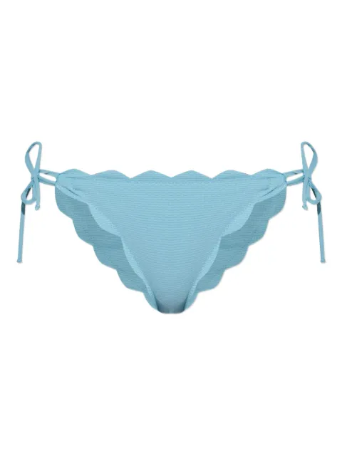 Marysia scalloped-edge bikini briefs Blue SB077