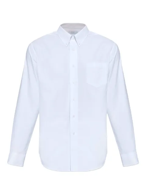Givenchy embroidered chest-pocket shirt White BM616915H7