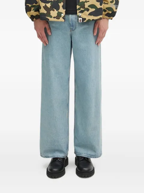 A BATHING APE® logo-detail jeans Blue 1L30250