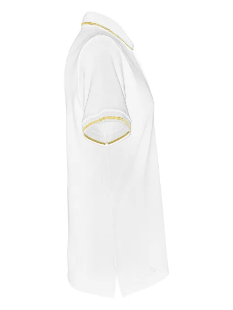 Versace Jeans Couture logo-embroidered polo shirt White 79GAGT00