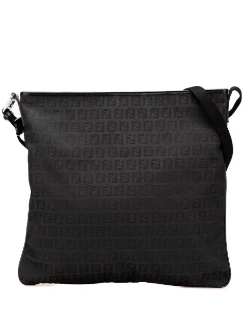 Fendi Pre-Owned 2000-2010 Zucchino Canvas crossbody bag Black ZTGJHZX3BNH4L1FT