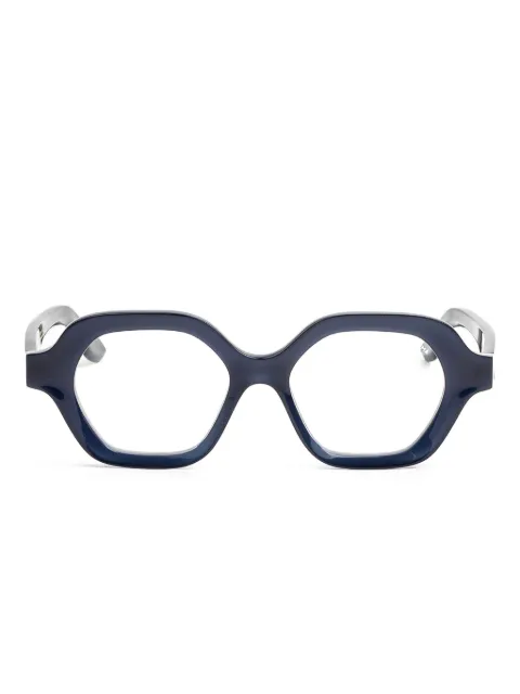 Lapima Alice geometric-frame glasses Blue ALICE