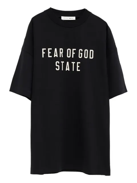 FEAR OF GOD ESSENTIALS graphic-print cotton T-shirt Black 125SP254470F